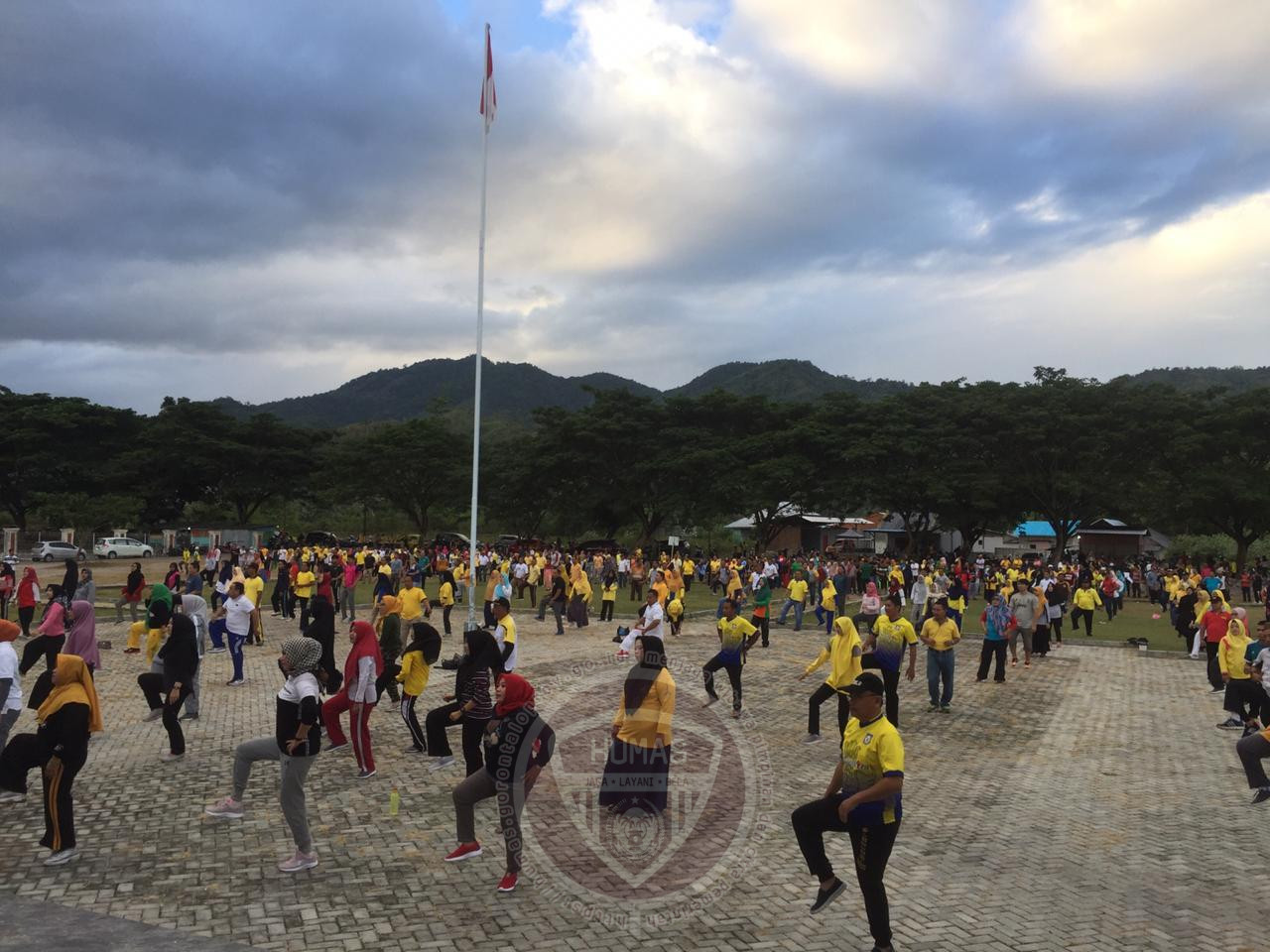  Bangun Semangat Kerja, Pemprov Gorontalo Gelar Senam “Jumat Sehat”