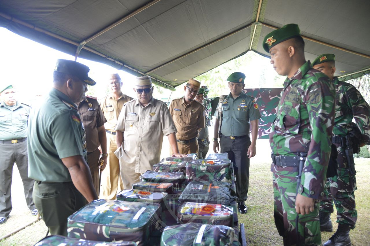  Pemprov Gorontalo Bantu Satgas Pamtas Batalion 713/Satya Tama