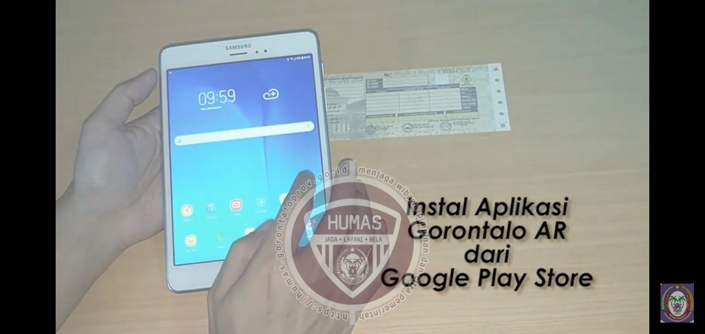  Pemprov Gorontalo Perkenalkan Aplikasi AR untuk Layanan Pajak e-Samsat