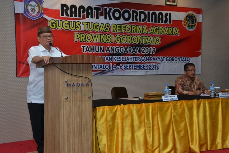  GTRA Gorontalo Targetkan 52.500 Bidang Tanah Objek Reforma Agraria