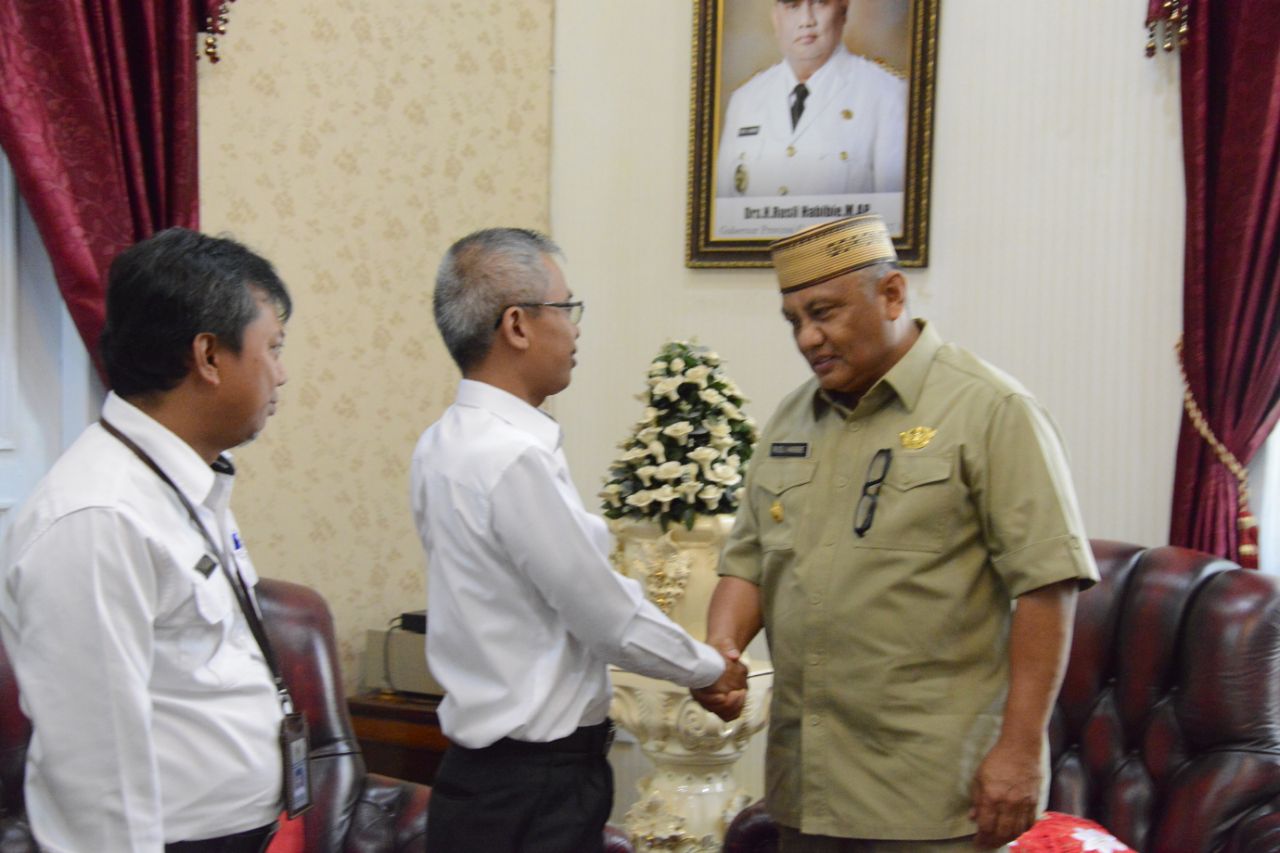  Kepala BPK Perwakilan Gorontalo Silaturahmi ke Gubernur