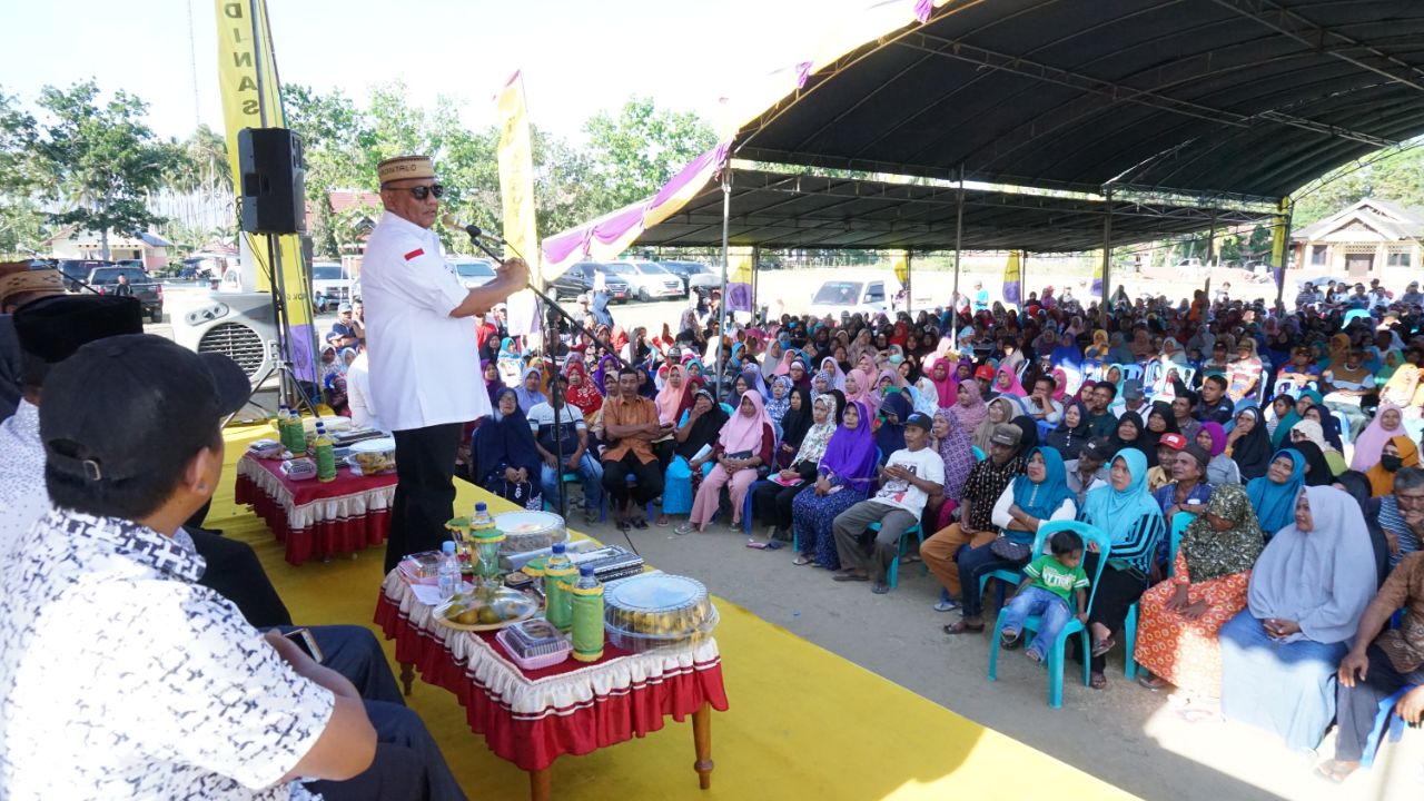  Baznas Gorontalo Bantu Kebutuhan Pangan Seribu Warga Paguyaman