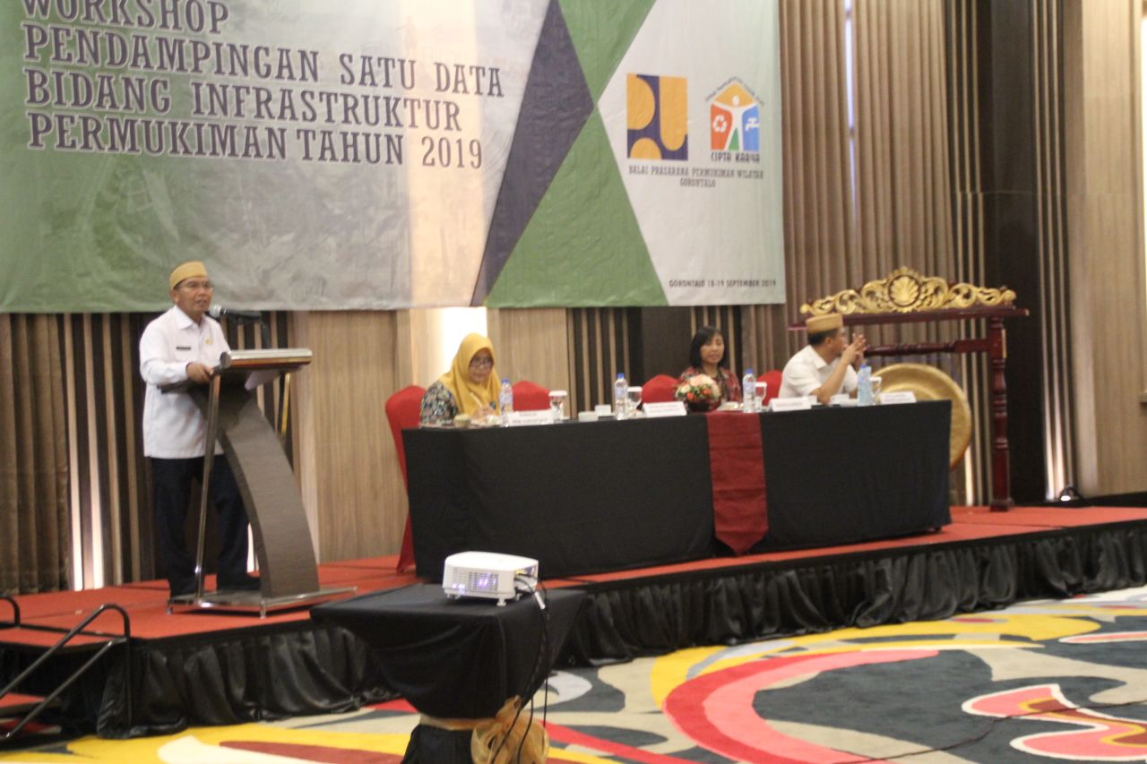  Ditjen Cipta Karya Lakukan Pendampingan Satu Data Bidang Infrastruktur Permukiman Di Gorontalo