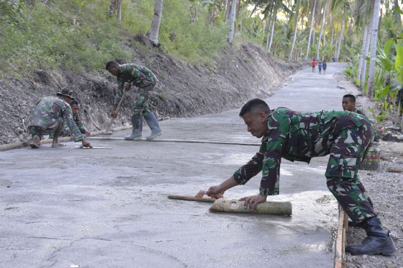  Infrastruktur Dibangun TNI, Warga Botumoputi Tidak Lagi Terisolir