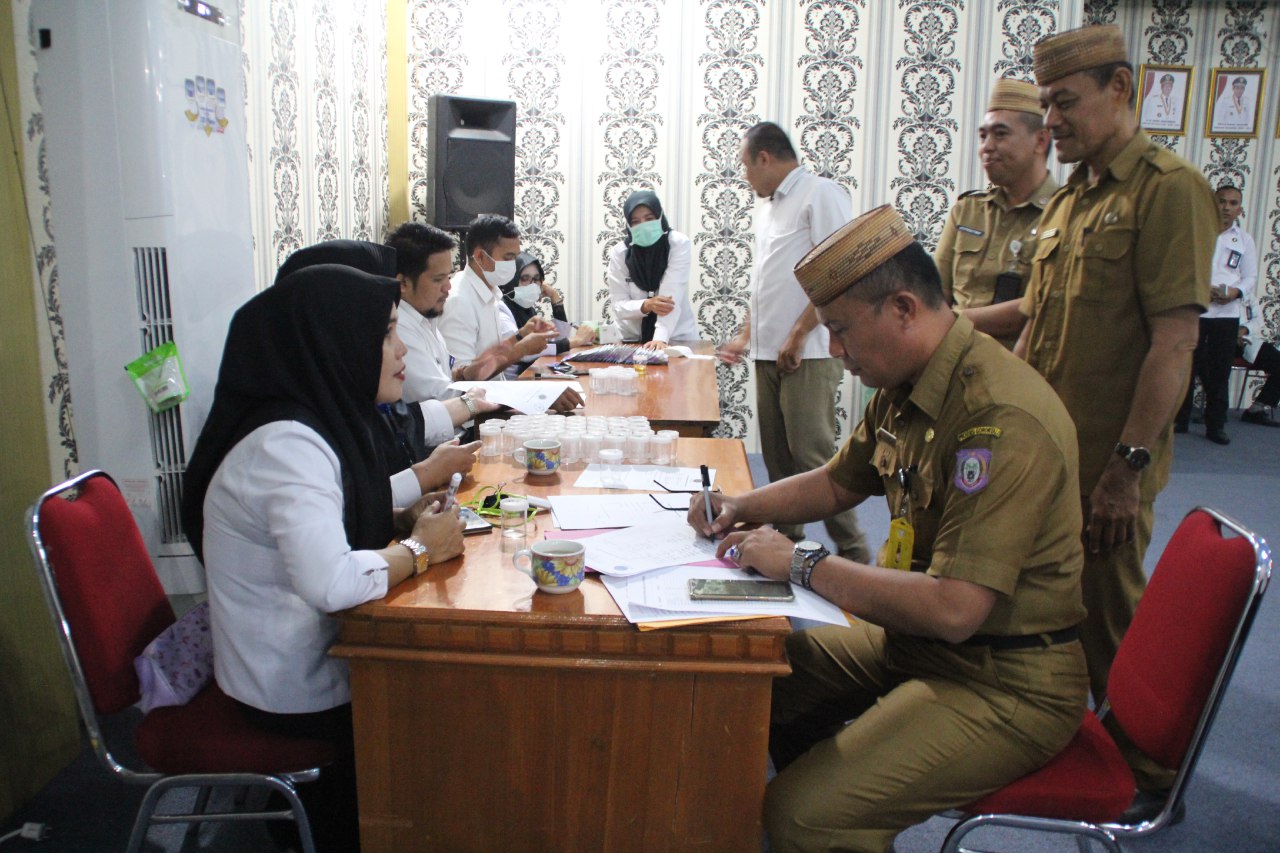  BNNP Gorontalo Tes Urine ASN Kantor Gubernuran