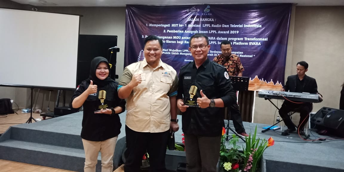  Radio Suara Rakyat Hulontalo Raih Tiga Anugerah Award LPPL Radio dan TV se- Indonesia