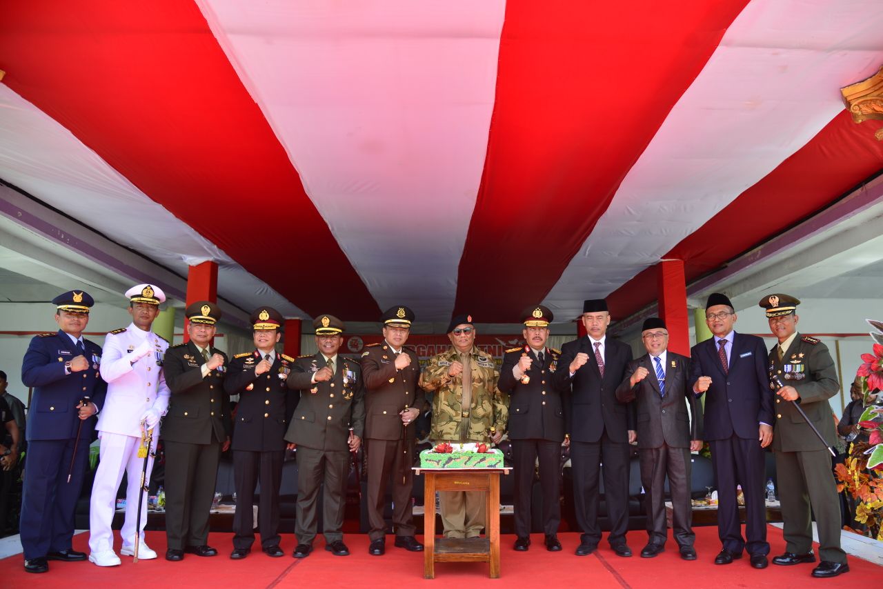  Eksistensi TNI Gorontalo Makin Mantap di HUT ke-74