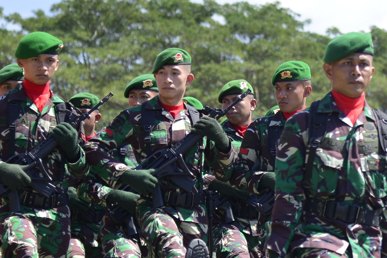  TNI di Gorontalo Peringati HUT ke-74