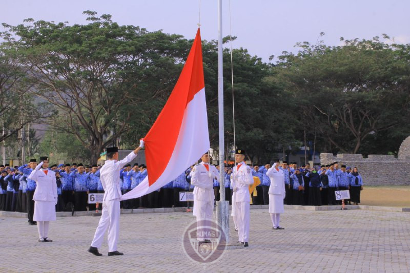  Peringatan HUT Provinsi Gorontalo Diawali Upacara Bendera