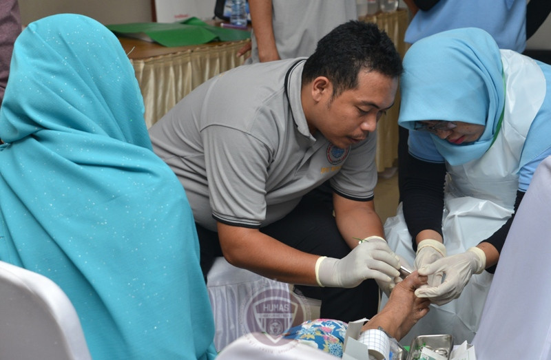  InWOCNA Gorontalo Gelar Perawatan Luka Diabetes Gratis