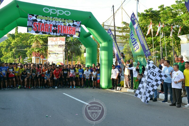  Ribuan Pelari Ikuti PASI Gorontalo Run 10K