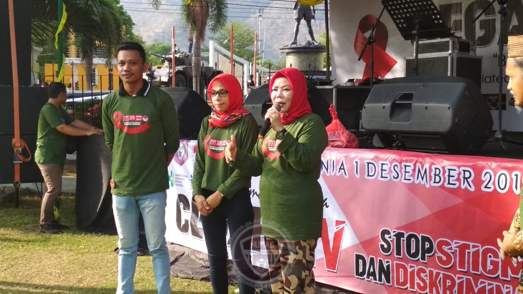  KPA Gorontalo Peringati Hari AIDS dengan Jalan Sehat