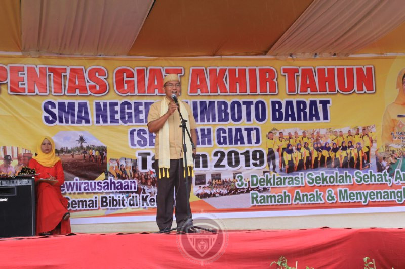  SMAN 1 Limboto Barat Gelar Pentas Giat Akhir Tahun