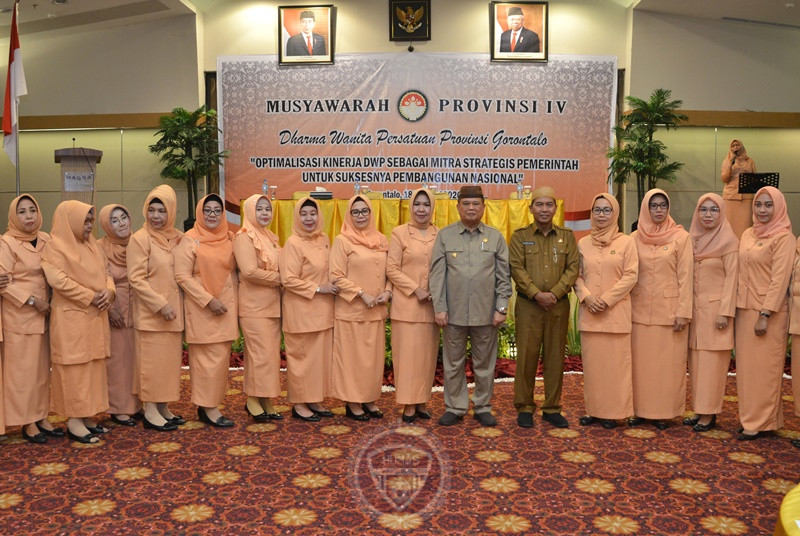  Wagub Buka Musyawarah IV DWP Provinsi Gorontalo