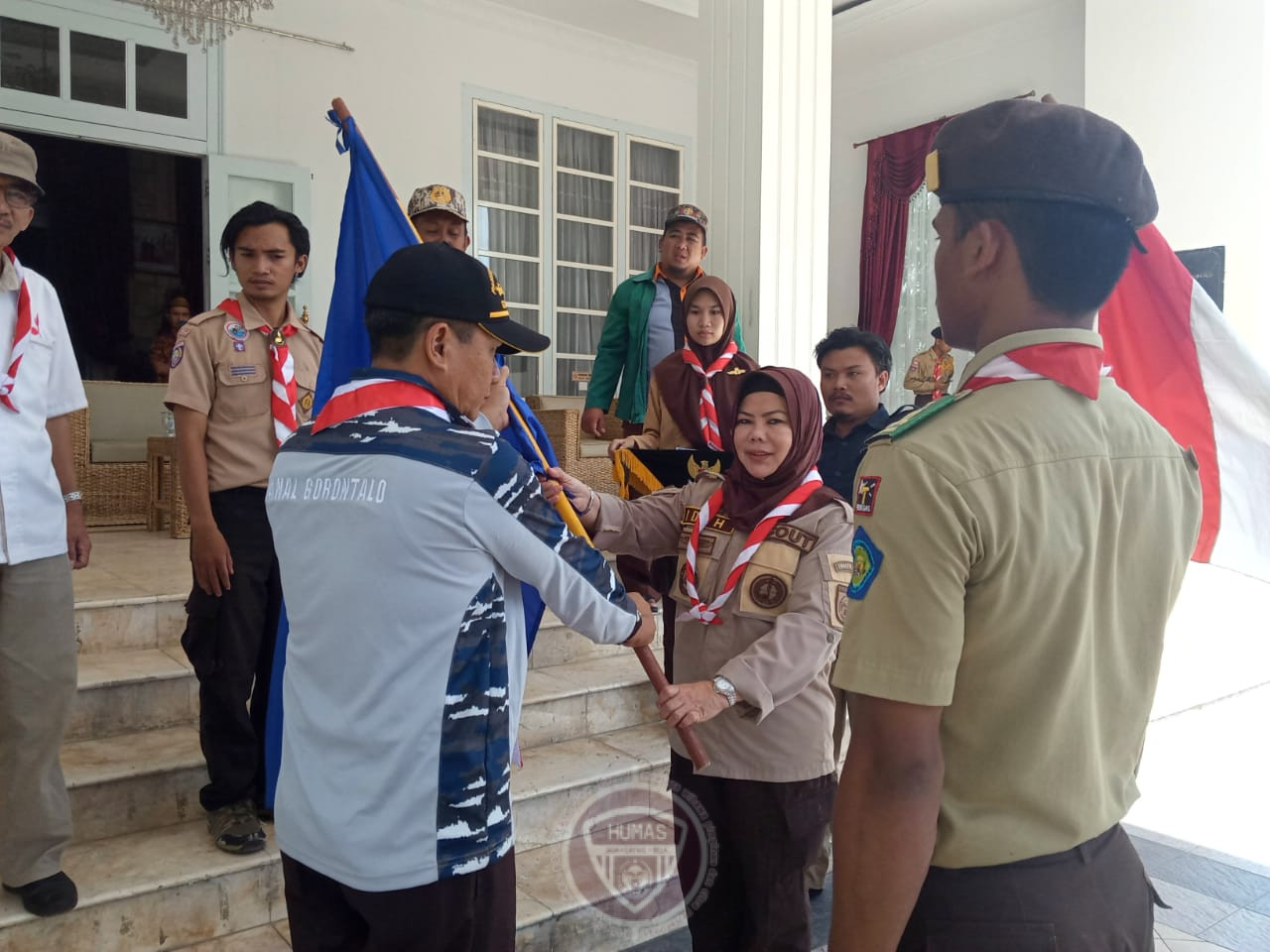  Kak Kwarda Sambut Peserta Lintas Juang Remaja Bahari