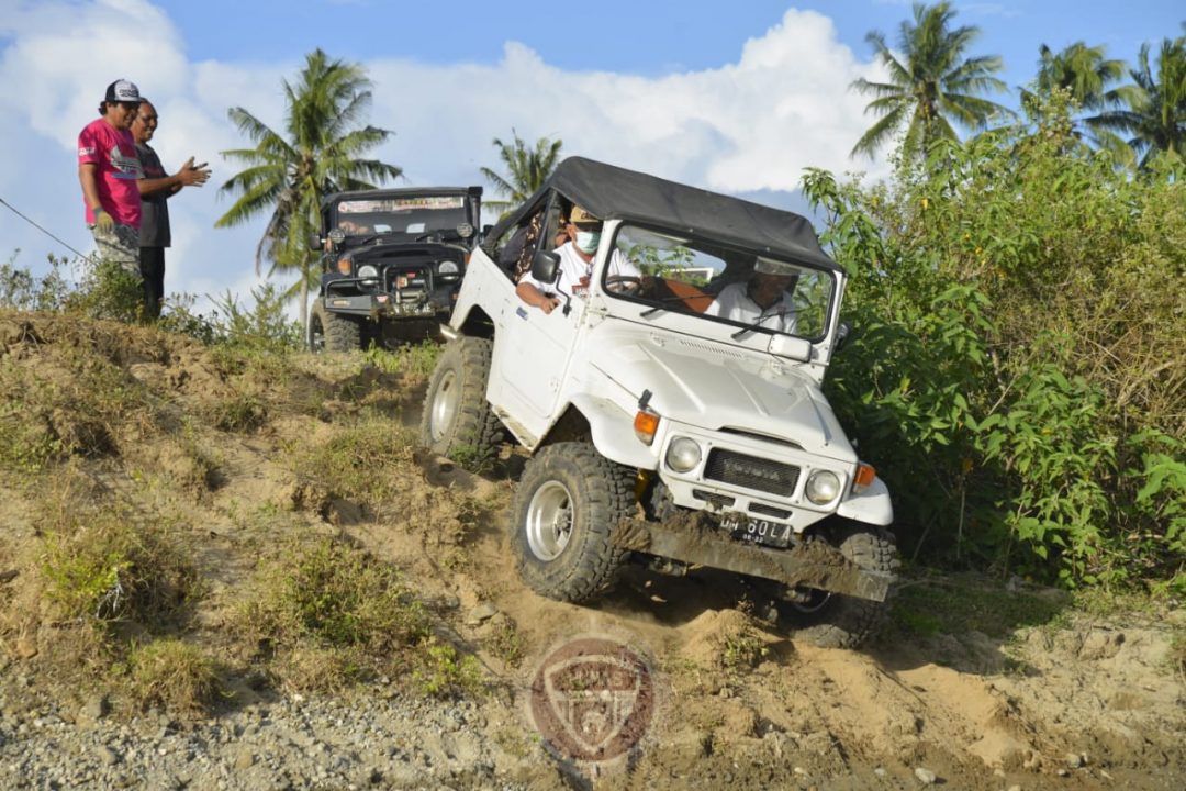  Dankodiklat TNI AD Offroad Bareng Gubernur