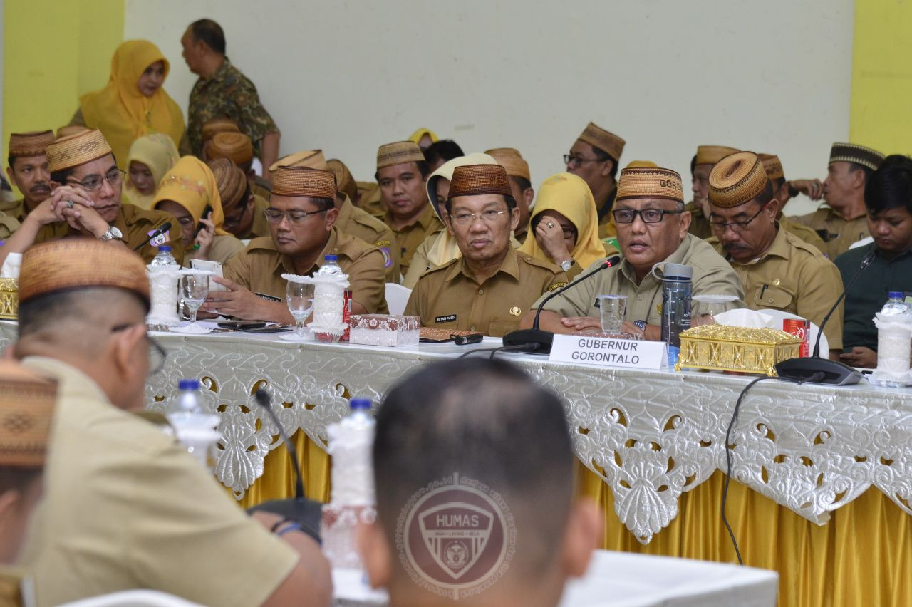  Rakorev Dengan Pemkot, Pemprov Gorontalo Koordinasikan Program