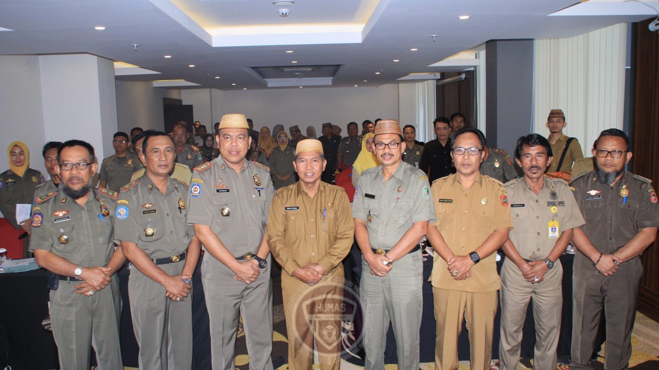  Sekdaprov Buka Forum Koordinasi Program Satpol – PP se Provinsi Gorontalo