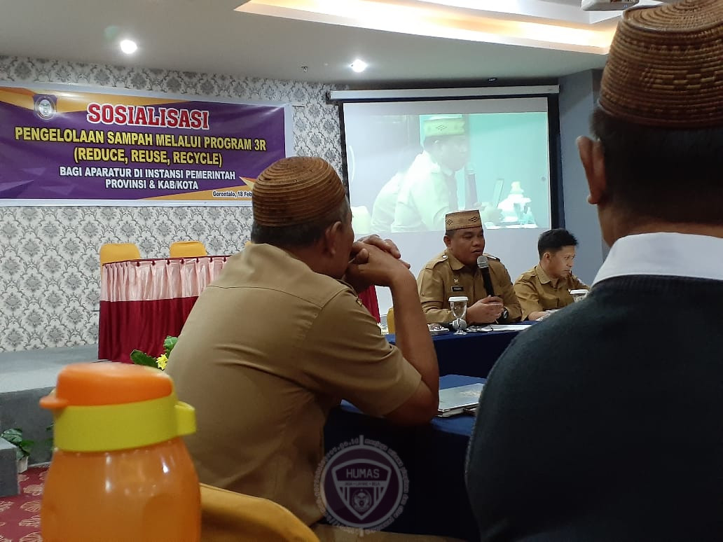  DLHK Provinsi Gorontalo Sosialisasikan Pengurangan Sampah Plastik