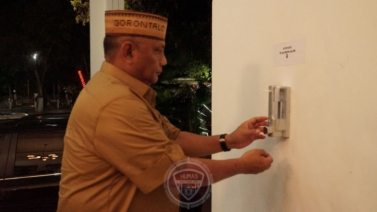  Kantor Pemerintahan di Gorontalo Pasang Tempat Cuci Tangan