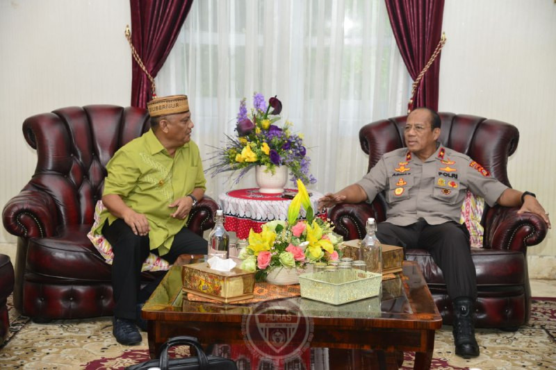  Kapolda Silaturahmi dengan Gubernur Gorontalo