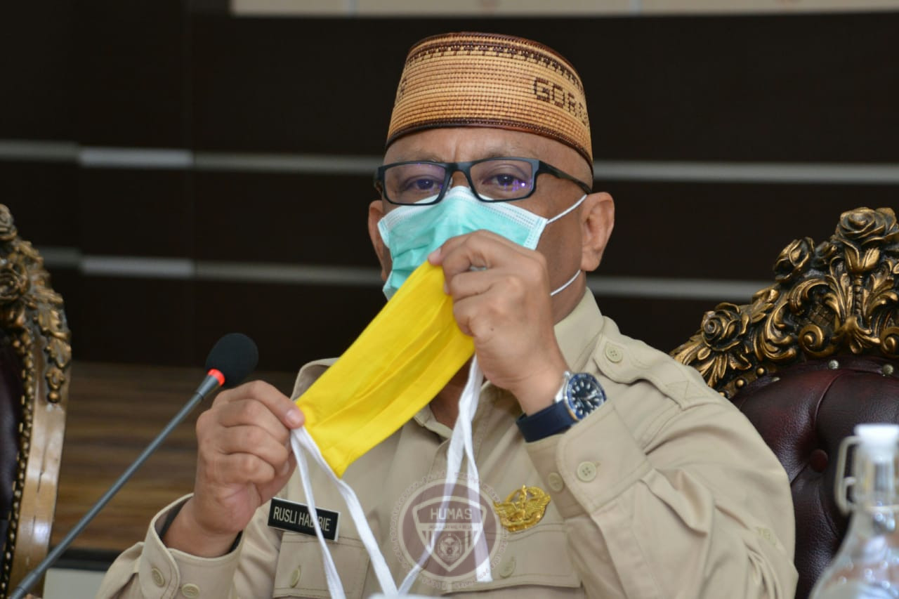  Gubernur Gorontalo Imbau Warga Gunakan Masker