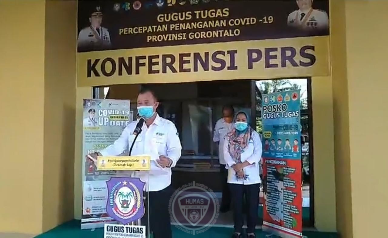  Positif Covid-19 Gorontalo Bertambah Dua, Sembuh Satu