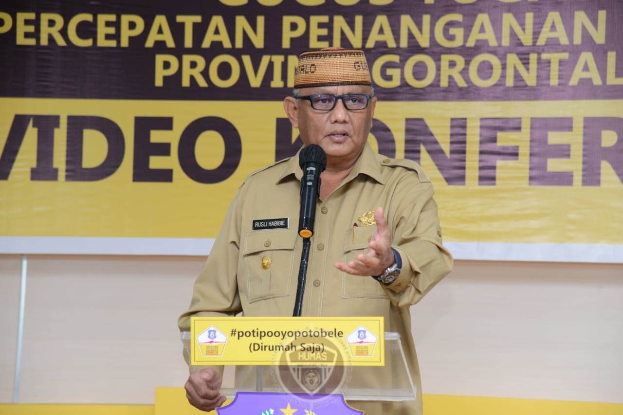  Gubernur Gorontalo Umumkan Perpanjangan PSBB hingga 31 Mei