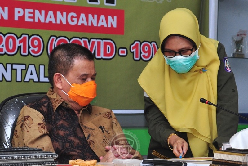  Wagub Gorontalo Ikuti Rakor Masyarakat Produktif Aman Covid-19