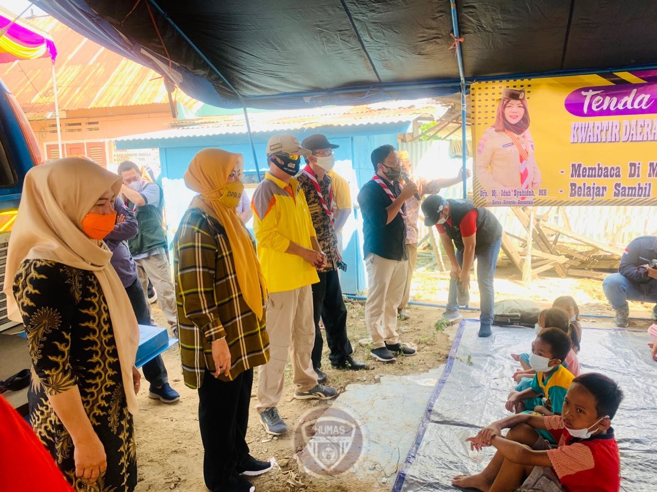  Kwarda Gorontalo Bantu Pemulihan Trauma Anak-anak Korban Banjir