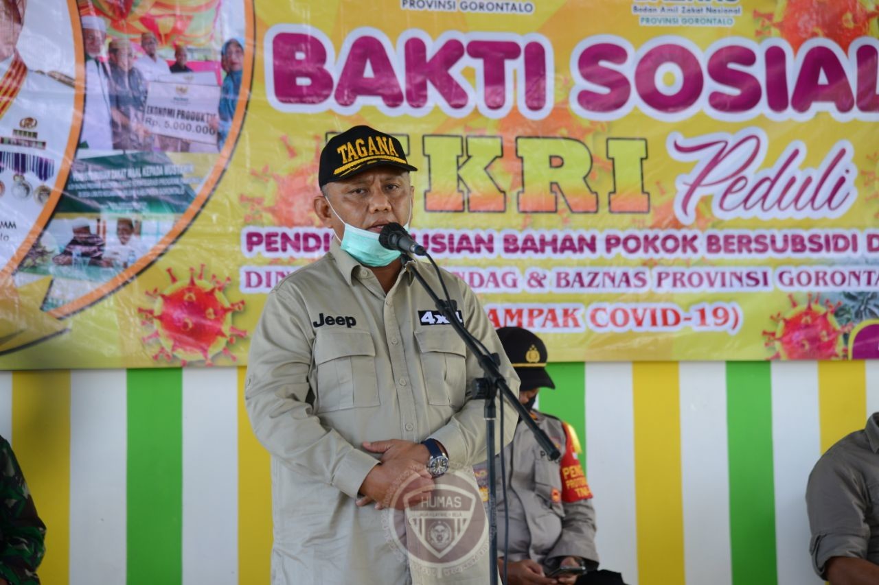  Positif Covid-19 Gorontalo 432 Kasus, Gubernur Ingatkan Kepatuhan Warga