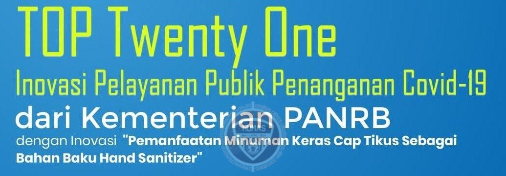  BPOM Gorontalo Masuk Top 21 Inovasi Pelayanan Publik Penanganan Covid-19