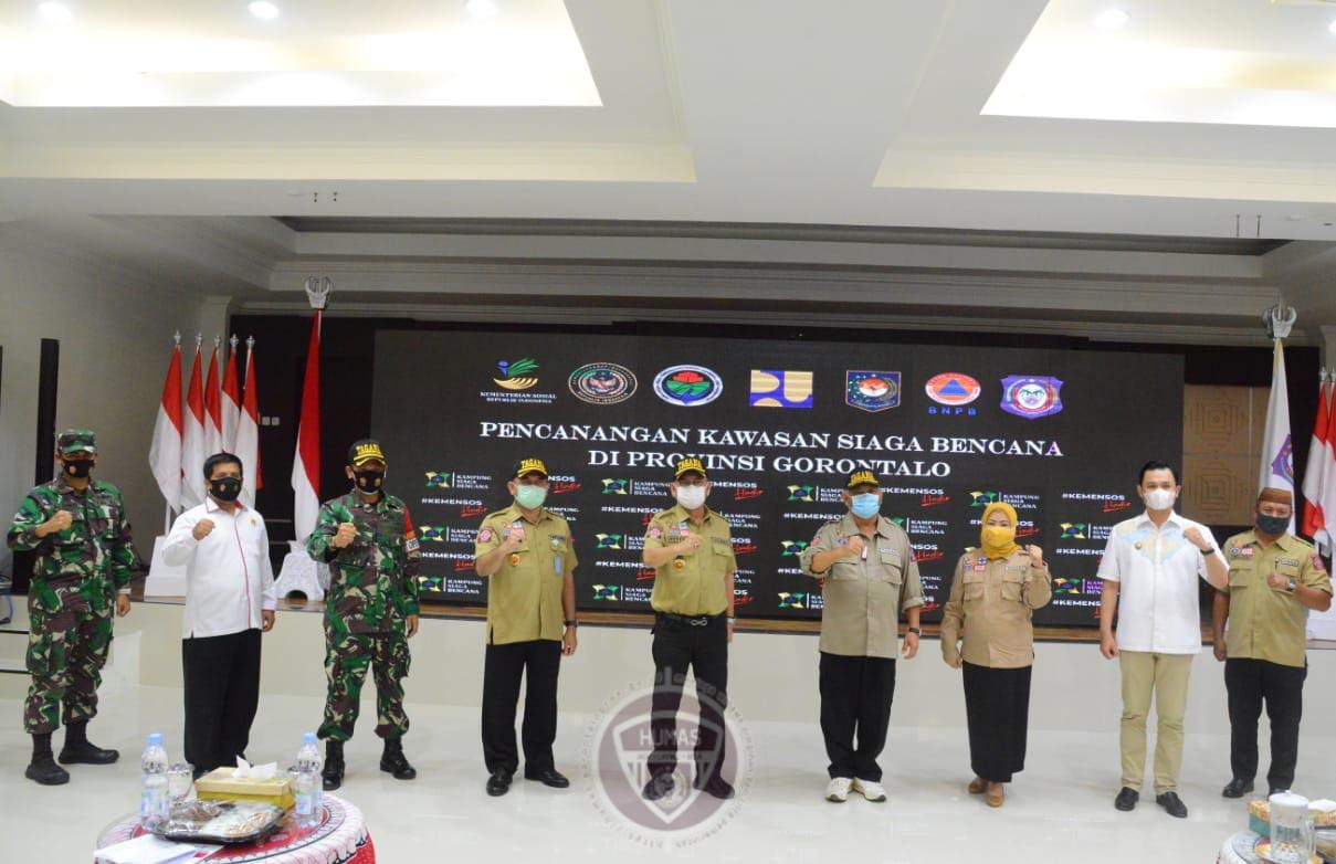  Gubernur Gorontalo Canangkan Kawasan Siaga Bencana Bonebol dan Kota Gorontalo