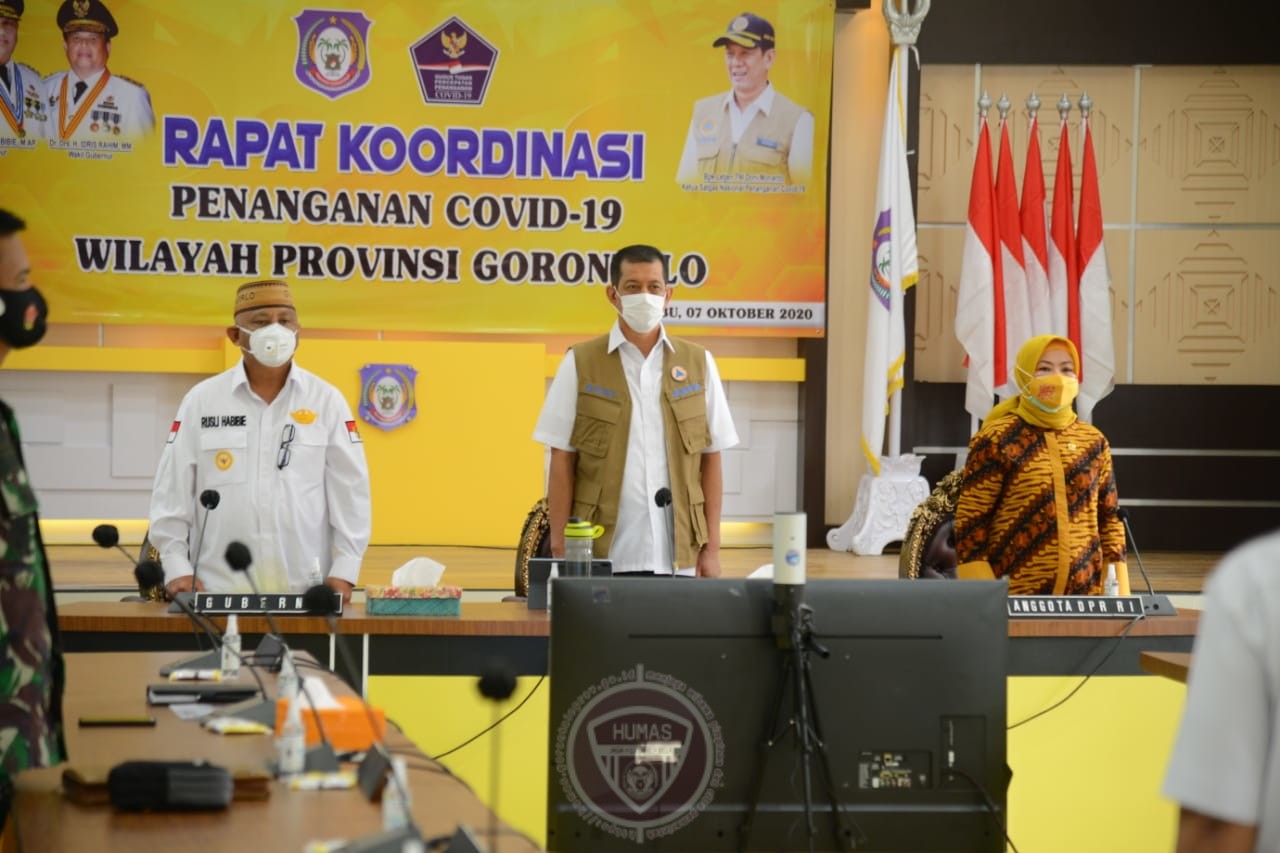  Kepala BNPB Puji Penanganan Covid-19 Gorontalo