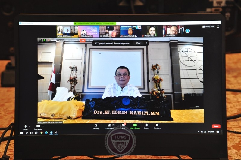  Wagub Idris Rahim Buka Webinar Internasional SDGs