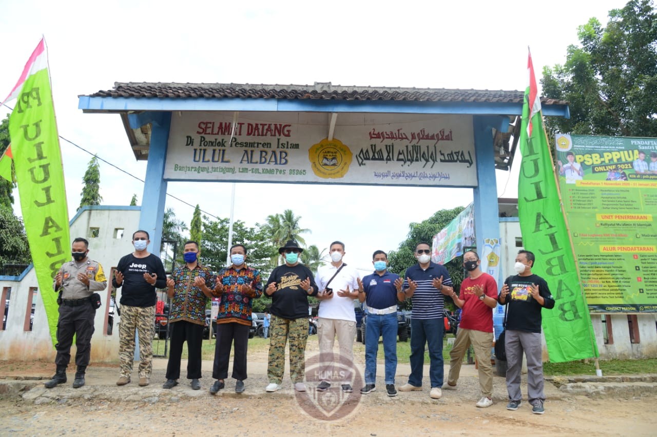  Gubernur Gorontalo Baksos di Ponpes Ulul Albab Lampung