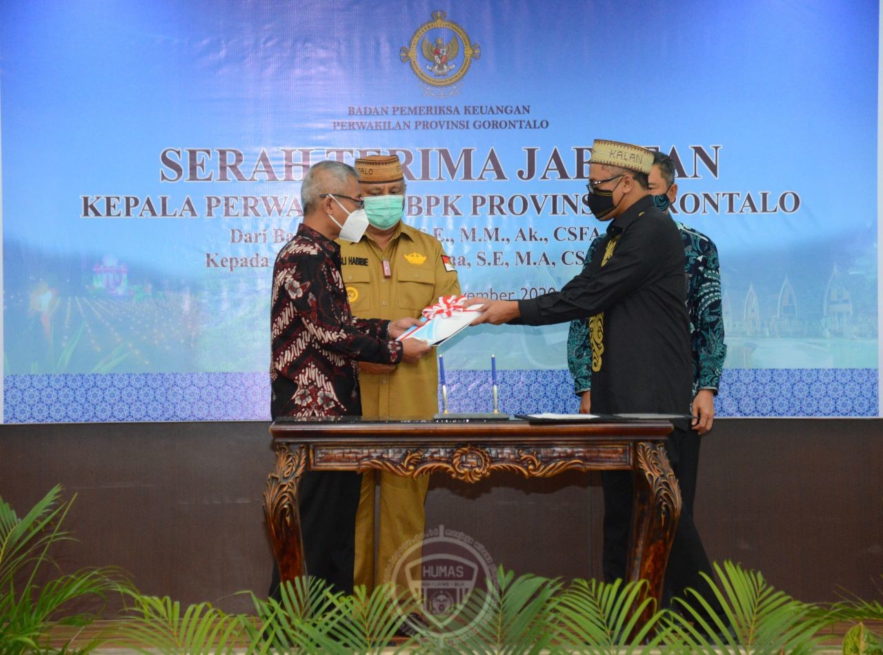  Gubernur Hadiri Sertijab Kepala BPK Perwakilan Gorontalo