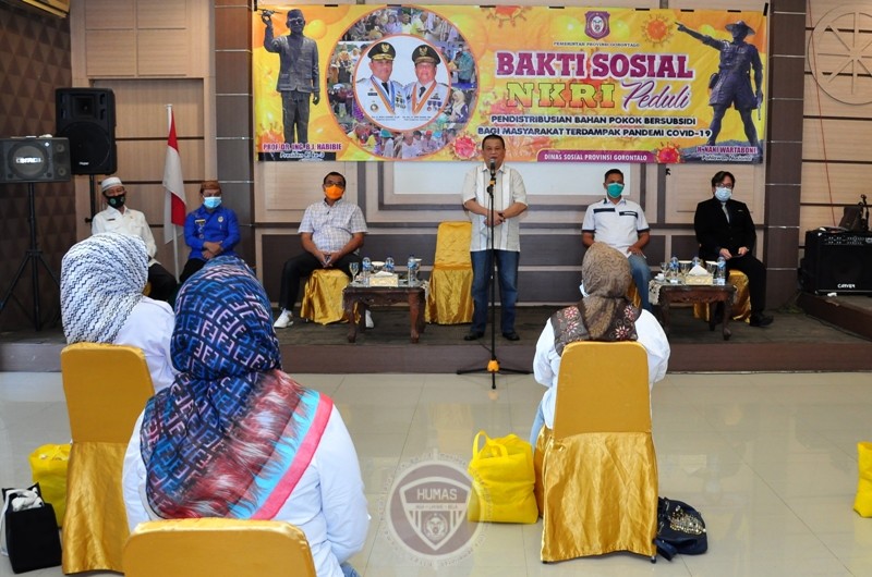  Pekerja Pariwisata Gorontalo Terima Bantuan Pangan Bersubsidi