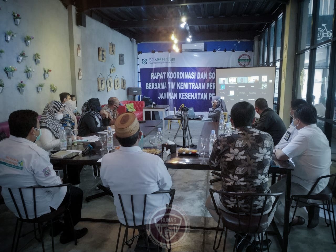  Sekda Darda Ikuti Sosialisasi Perlindungan Jaminan Kesehatan Bagi Pekerja