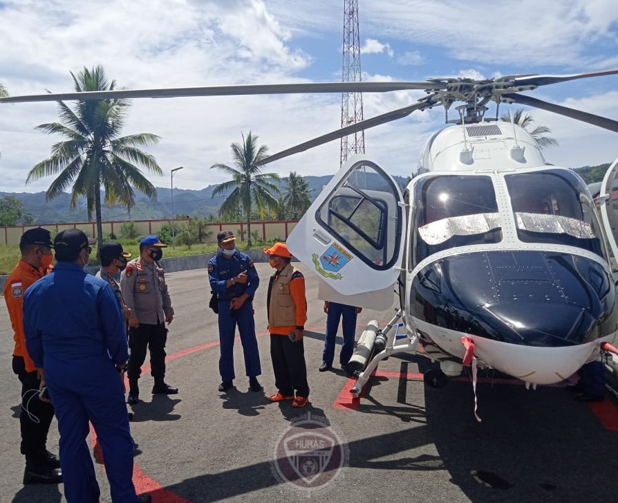  Dua Nelayan Gorontalo Hilang, Helikopter Polda Sulut Bantu Pencarian