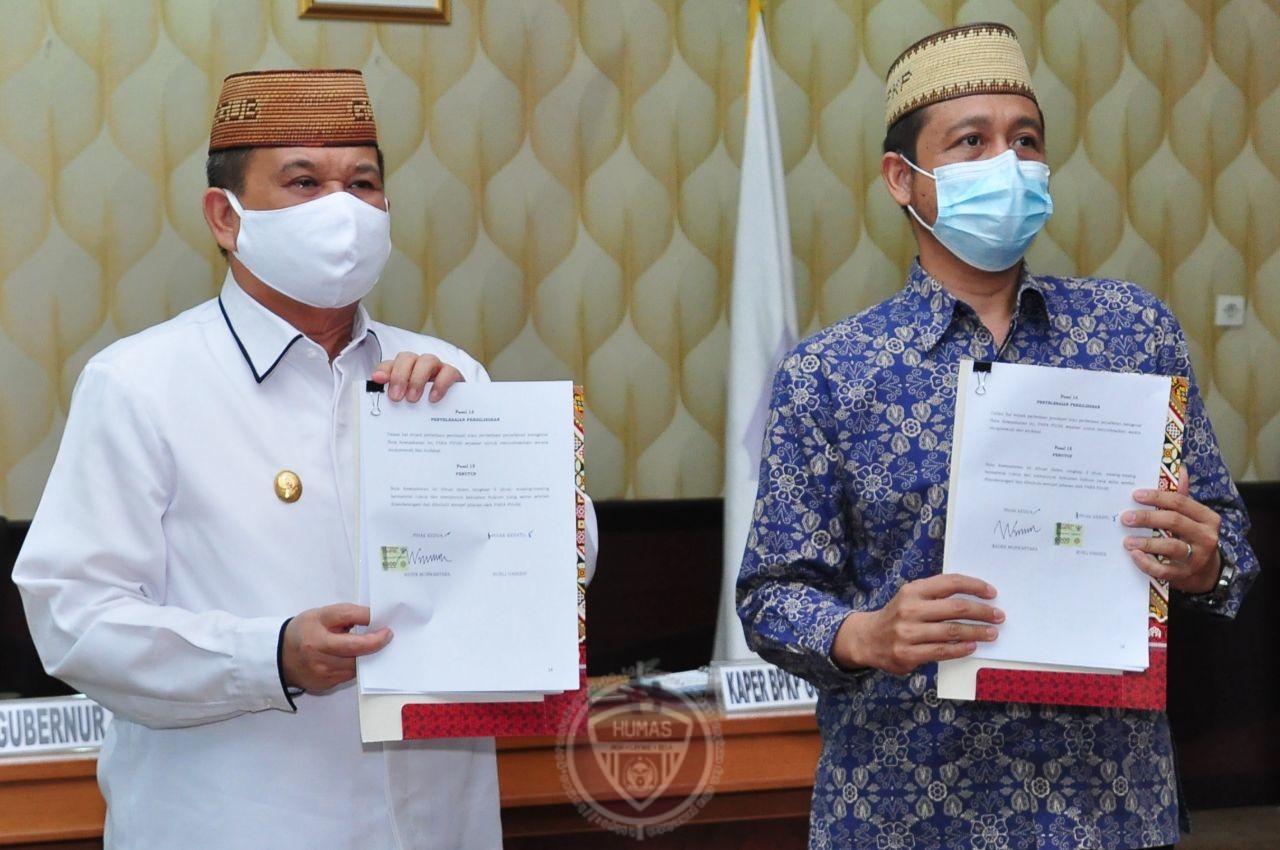  Pemprov – BPKP Gorontalo Tandatangani PKS Pengawasan Kegiatan Pemerintahan