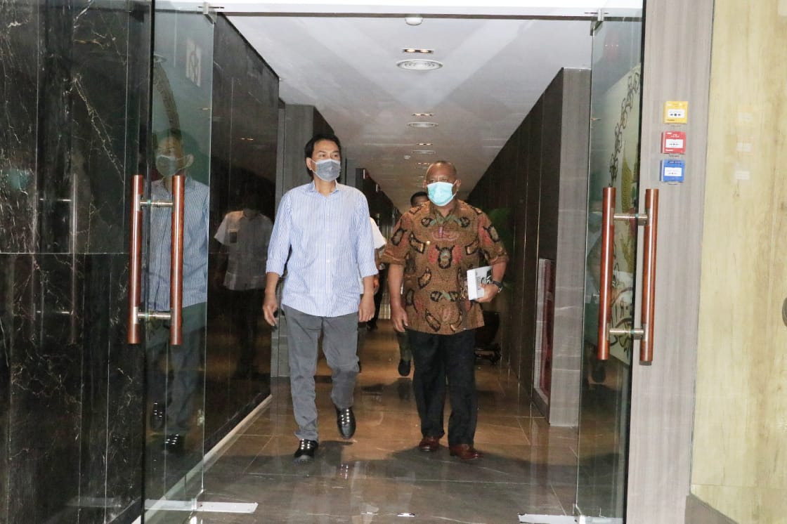  Temui Wakil Ketua DPR RI, Rusli Perjuangkan Dana PEN