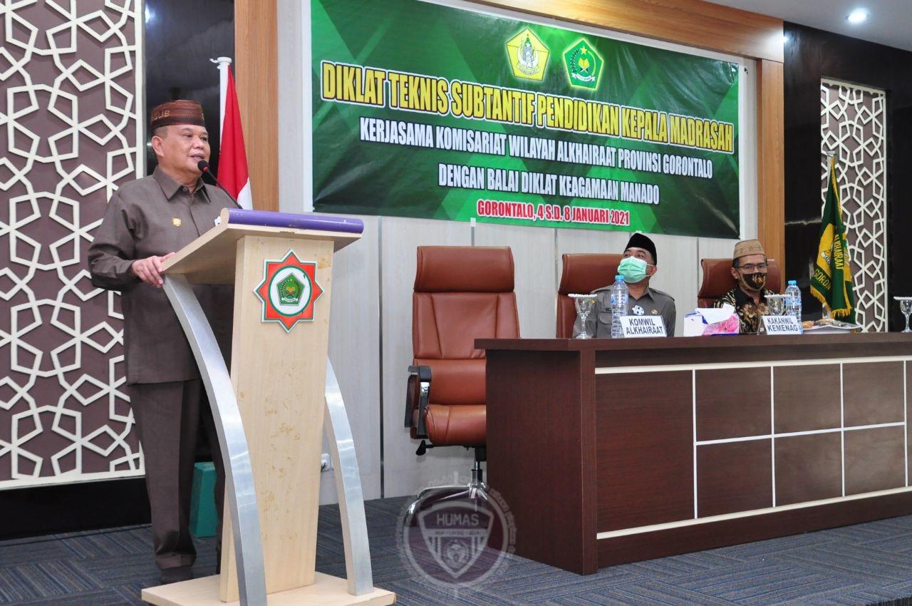  Komwil Alkhairaat Gorontalo Gelar Diklat Subtantif Kepala Madrasah