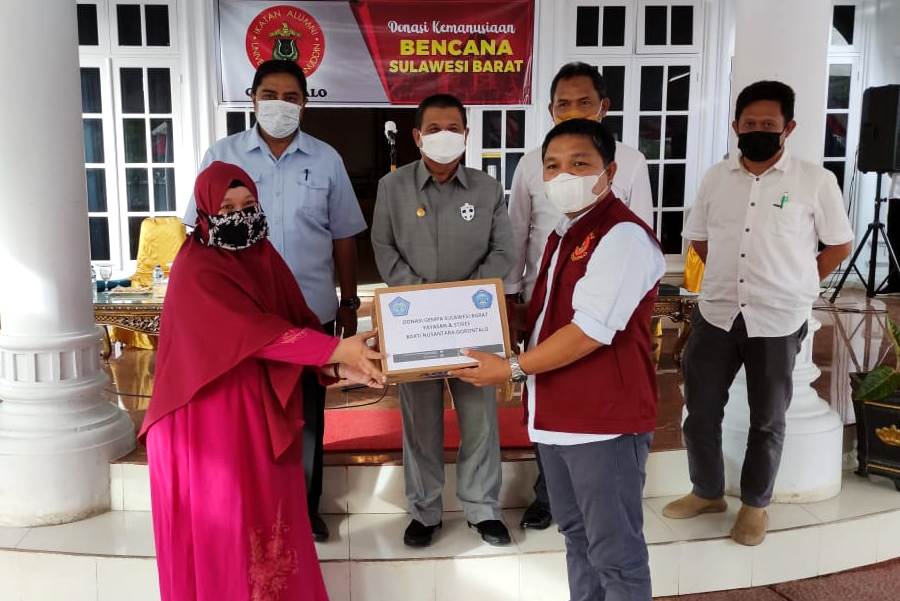  IKA Unhas Gorontalo Kirim Bantuan Kemanusiaan Untuk Sulbar