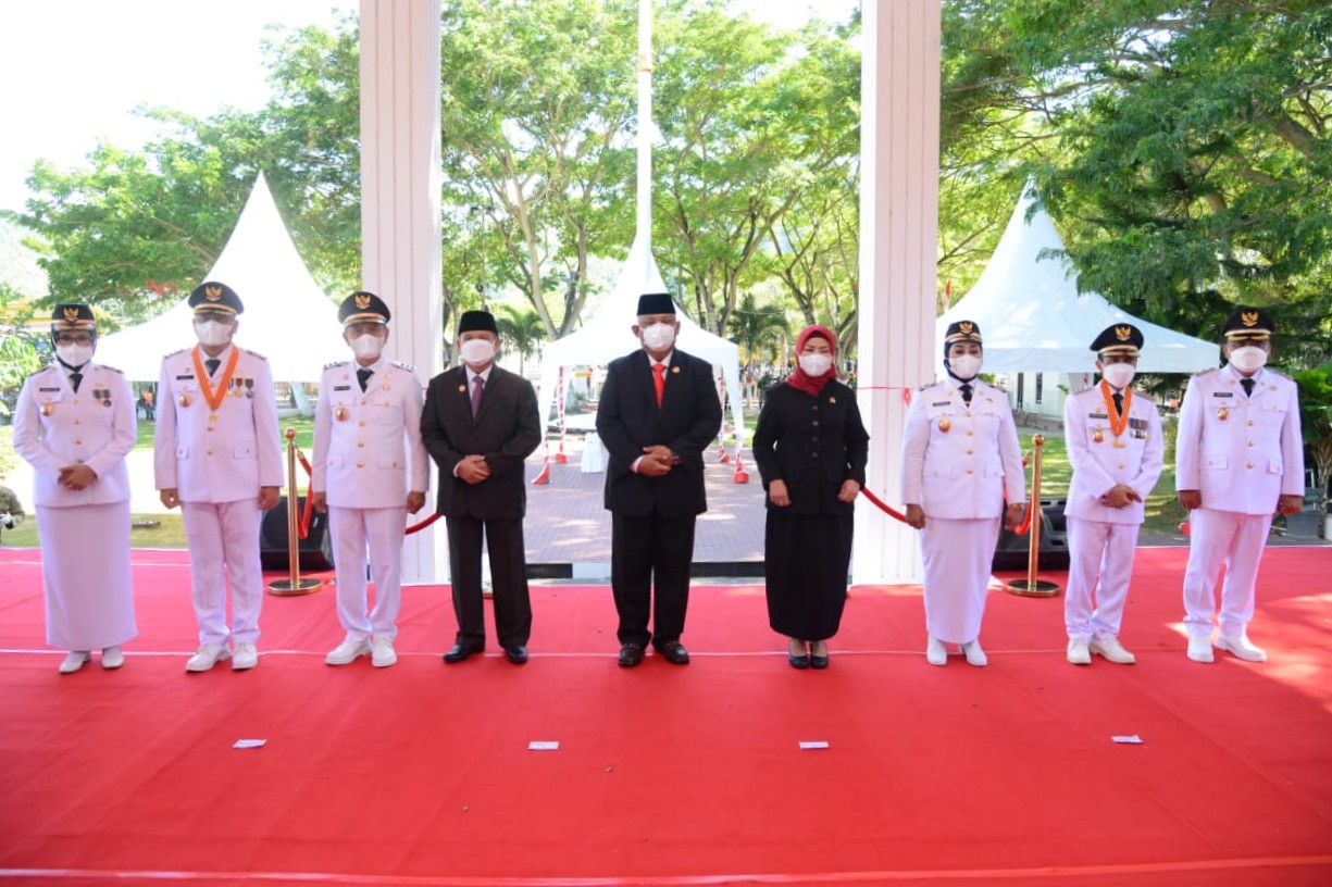  Pesan Gubernur Gorontalo untuk Tiga Kepala Daerah yang Dilantik