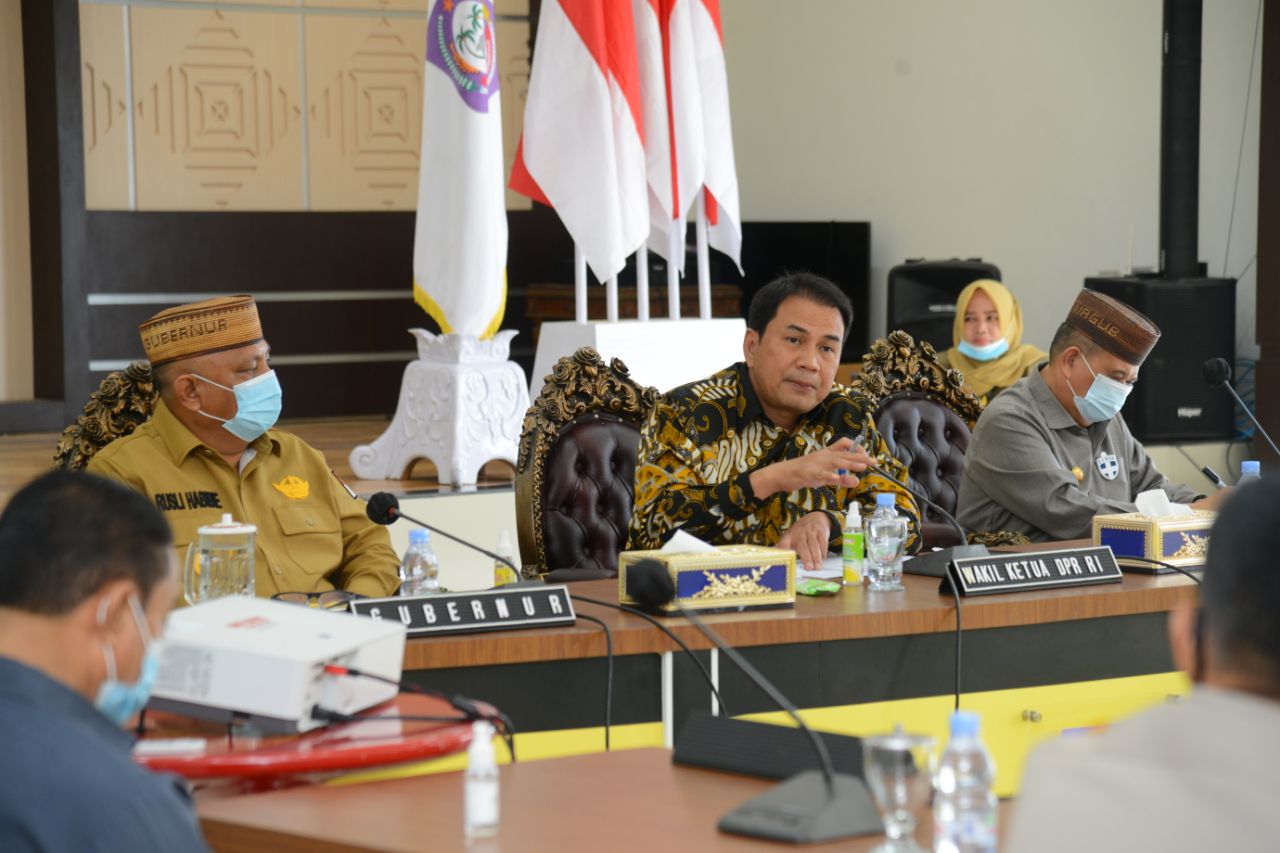  Wakil Ketua DPR Gelar Rapat Konsultasi dengan Forkopimda Gorontalo