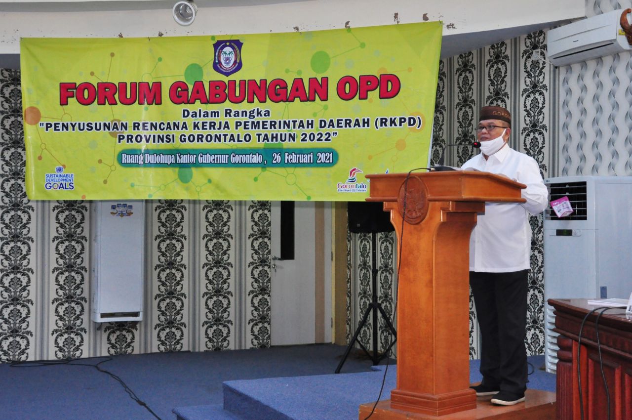  RKPD Pemprov Gorontalo Fokus Pencapaian Target RPMD 2017-2022