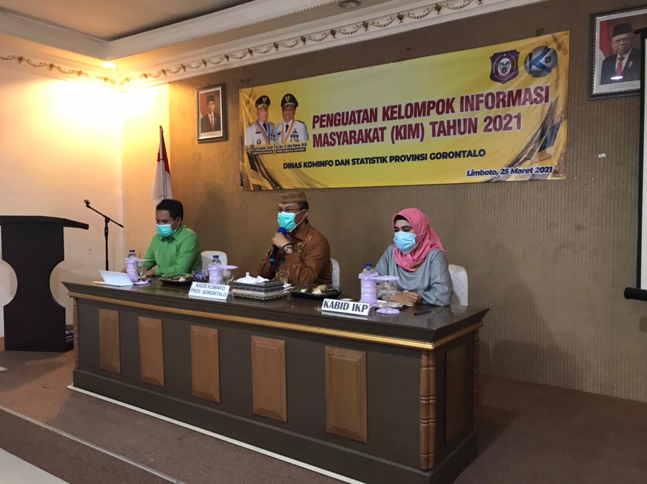  Diskominfo Gorontalo Gelar Penguatan KIM