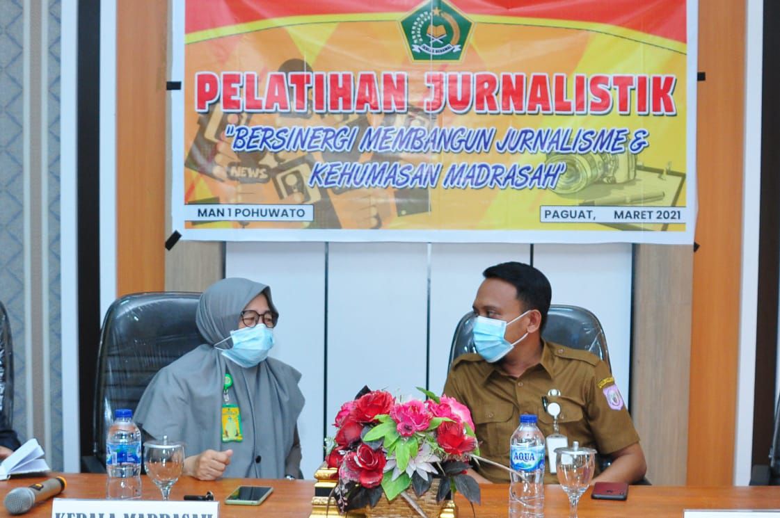  MAN 1 Pohuwato Gandeng Diskominfotik Gorontalo Gelar Pelatihan Jurnalistik