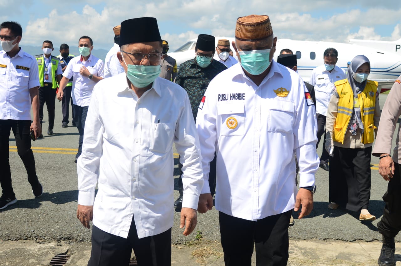  Gubernur Sambut Kunjungan Jusuf Kalla di Gorontalo